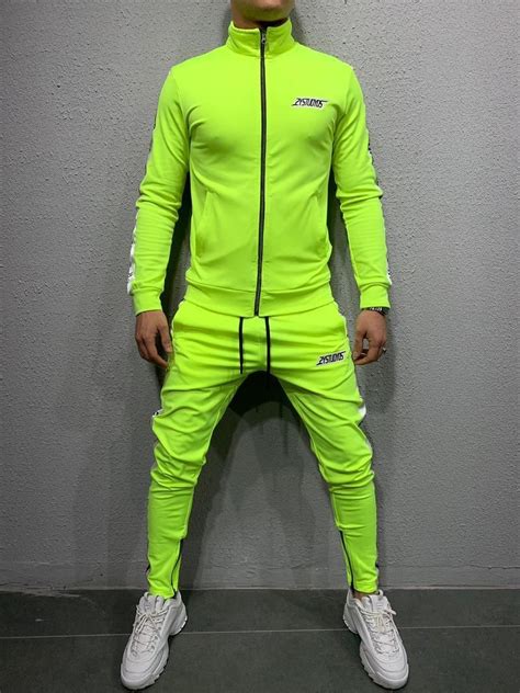 green neon tracksuit